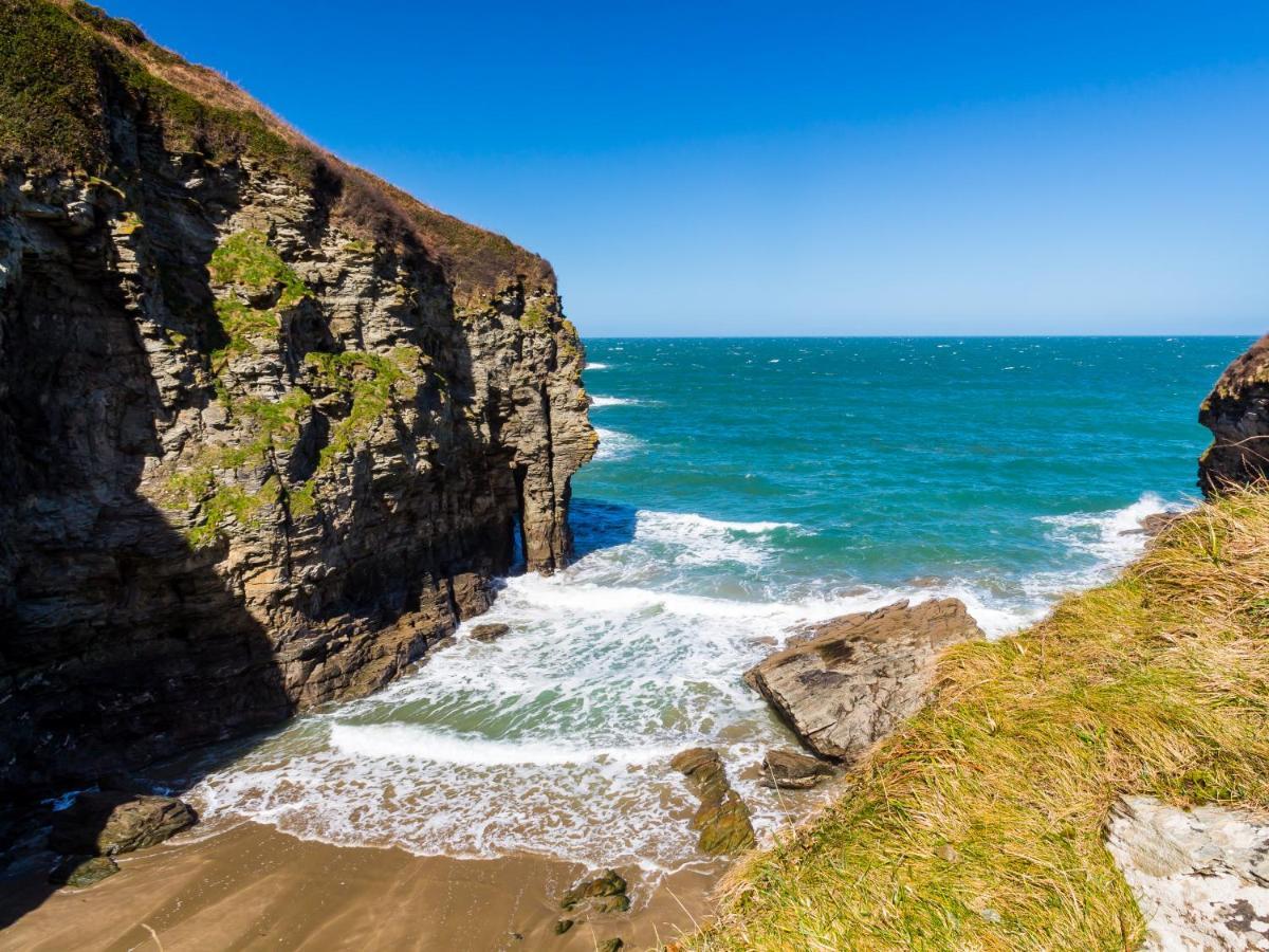 Polrunny Farm Elderberry Cottage With Sea View Boscastle Exterior foto