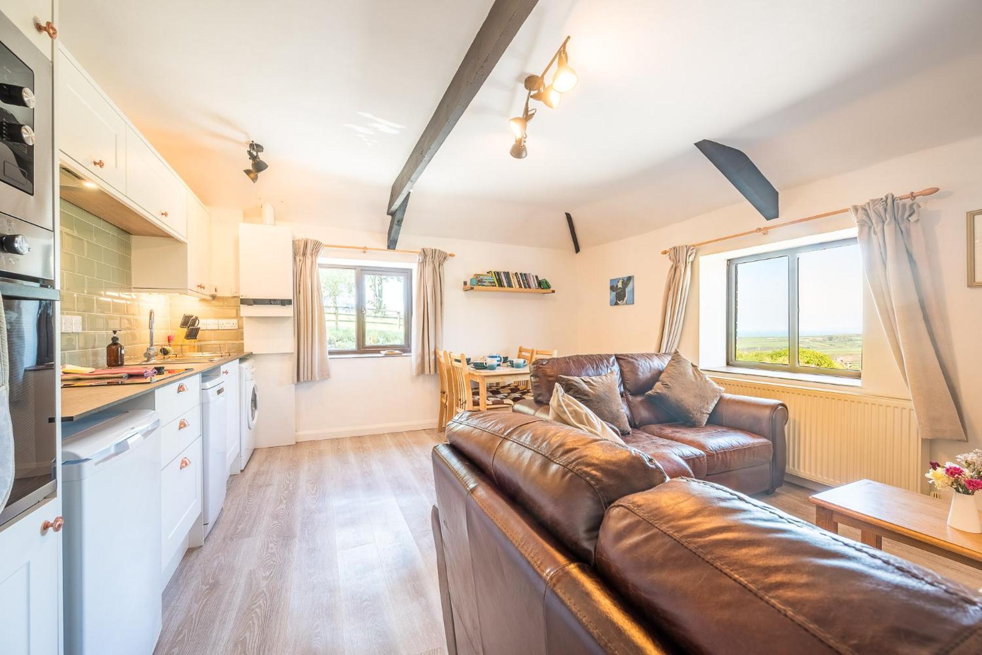 Polrunny Farm Elderberry Cottage With Sea View Boscastle Exterior foto