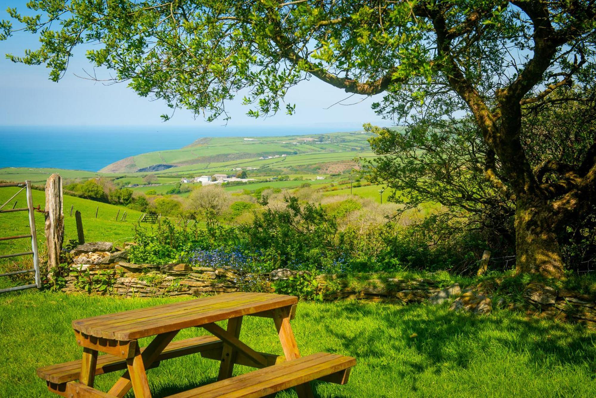 Polrunny Farm Elderberry Cottage With Sea View Boscastle Exterior foto